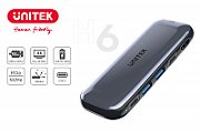 UNITEK HUB USB-C STORAGE M.2, HDMI, USB-C PD 100W, D1046A_2