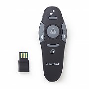 Gembird *Wireless presenter with laser pointer 660 nm 10 m Black_1