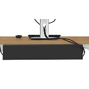 ORGANIZATOR cabluri LOGILINK, pentru gestionare cabluri, din otel, black, 