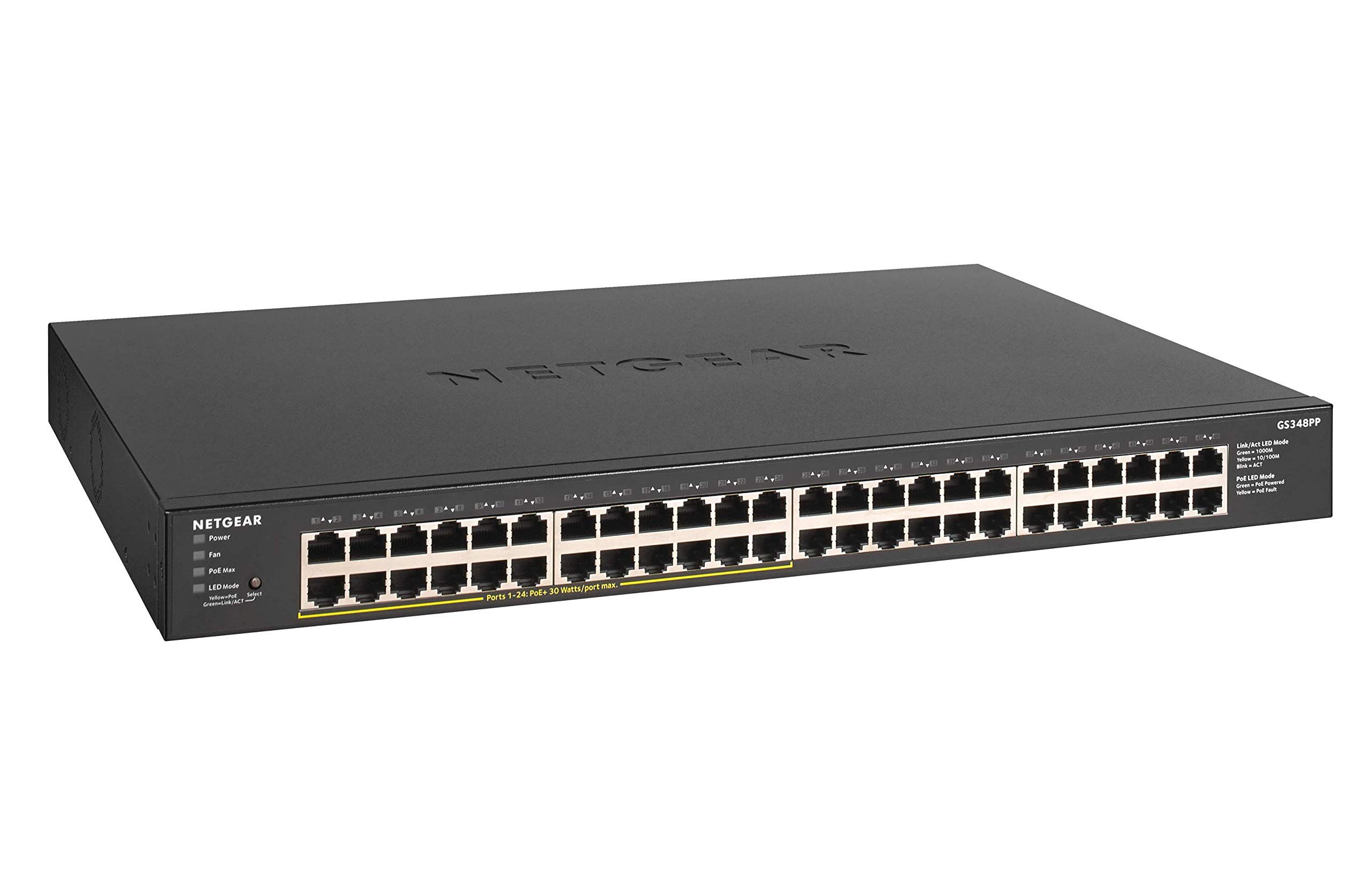 Netgear 48Port Switch 10/100/1000 GS348PP PoE+_2