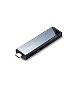 MEMORIE USB Type-C 3.2 ADATA 256 GB, retractabila, carcasa aluminiu, argintiu 
