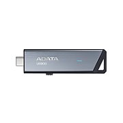 MEMORIE USB Type-C 3.2 ADATA 256 GB, retractabila, carcasa aluminiu, argintiu 