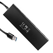HUE-F7A, USB-Hub, 7x USB 3.2 Gen 1, alimentare separata - Cablu de 1m_4