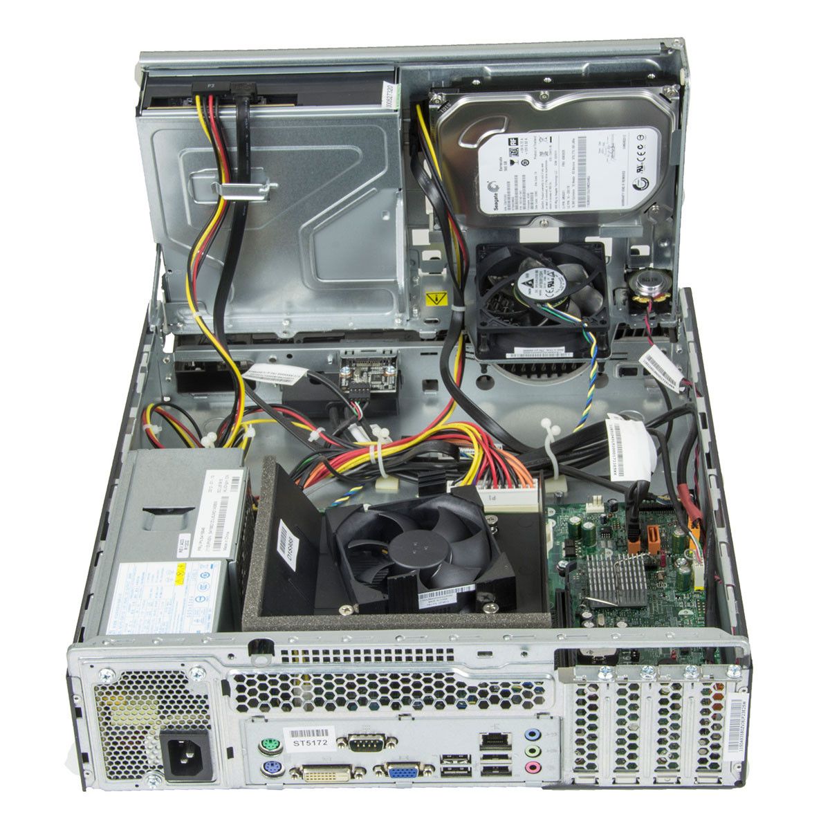 Lenovo ThinkCentre M72E, Core i5-3470 pana la 3.60GHz, 8GB DDR3, 250GB HDD, DVD, SFF, calculator refurbished_3
