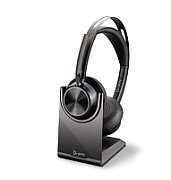 Poly Voyager Focus 2 UC, Stereo, UC, W Stand_1