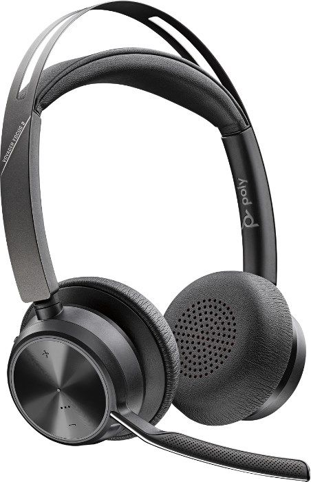 Poly Voyager Focus 2 UC, Stereo, UC, W Stand_2