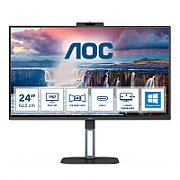 MONITOR AOC 24V5CW/BK 23.8 inch, Panel Type: IPS, Backlight: WLED, Resolution: 1920 x 1080, Aspect Ratio: 16:9,  Refresh Rate:75Hz, Response time GtG: 4 ms, Brightness: 300 cd/m², Contrast (static): 1000:1, Contrast (dynamic): 20M:1, Viewing angle: 178/178, Color Gamut (NTSC/sRGB/Adobe RGB/DCI-P3)_3