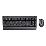 Trust Trezo Kit Tastatura + Mouse Wireless   Sustainability Plastic material ABS Sustainability method PCR Recycled content % 85 %   Compatibility Compatible Device Types pc, laptop Compatible Consoles no Compatible Software Platforms Windows, MacOS, Chrome OS_3