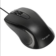 Targus Mouse Antimicrobial cu fir, full size, optic, negru_2