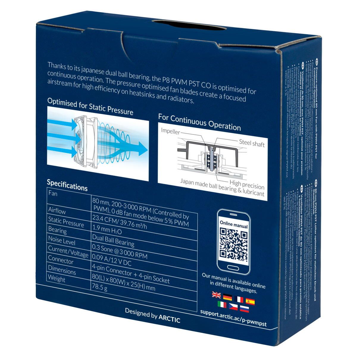 P8 PWM PST CO, 80 mm, 200 - 3000 rpm, Continous Operation, Negru_6