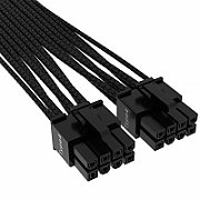 Cablu premium 12+4pin, PCIe Gen 5, 12VHPWR, 600W, Type 4, fire invelite individual, Negru_2