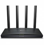 TP-LINK Wireless Router AX1500 WI-FI6, DUAL-BAND, ARCHER AX12; Standarde wireless: IEEE 802.11ax/ac/n/a 5 GHz, IEEE 802.11n/b/g 2.4 GHz, viteze wireless: 5 GHz: 1201 Mbps (802.11ax) 2.4 GHz: 300 Mbps (802.11n), 4 x antene fixe, mod router, mod access point, interfata: 1× port WAN Gigabit, 3× porturi_1