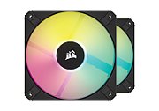 AF120 RGB SLIM, 120mm RGB Fan Dual Pack - Negru, PWM_1