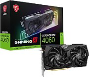 MSI Video Card Nvidia GeForce RTX 4060 GAMING X 8G, 8GB GDDR6, 128bit, Boost: 2595 MHz, 3072 CUDA Cores, PCIe 4.0, 3x DP 1.4a, HDMI 2.1a, RAY TRACING, Dual Fan, 1x 8pin, 550W Recommended PSU, 3Y_1