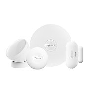 Ezviz Home Senzor KIT CS-B1; 1xHome Gateway Model CS-A3-A0-W: MicroUSB, DC5V/1A, Interfata retea: RJ45 interface,Wi-Fi 2.4 GHz,ZigBee 3.0, Distanta comunicare < 200M,; 1x PIR: infrared, Distanta: pana la 7m; Unghi:90° horizontal, 90° vertical; Protocol: ZigBee 3.0, Baterie: CR2450; 1xOpen/Close_1