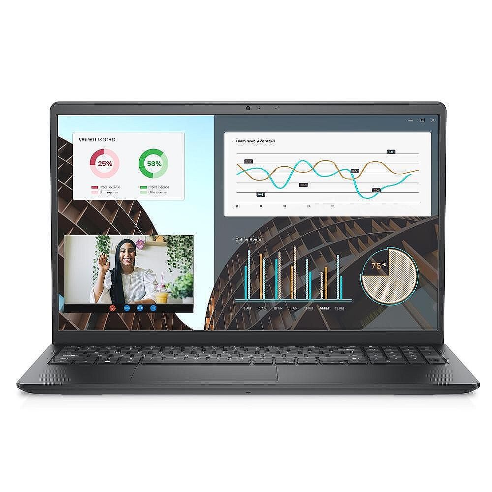 Laptop Dell Vostro 3530, 15.6 inch FHD (1920 x 1080) 120Hz 250 nits WVA Anti- Glare LED Backlit Narrow Border Display, Carbon Black Palmrest without Finger Print Reader, 13th Generation Intel Core i3-1305U (10 MB cache, 5 cores, 6 threads, up to 4.50 GHz), Intel(R) UHD Graphics with shared graphics_5
