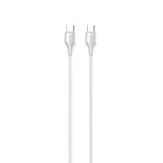 Cablu Serioux TYPE-C - TYPE-C Lungime: 200 cm Ieșire: 65W Tip cablu: USB-C la USB-C Culoare: Alb Funcție: încărcare și sincronizare_1