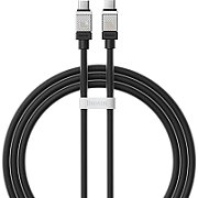 CABLU alimentare si date Baseus, Fast Charging Data Cable pt. smartphone, USB Type-C (T) la USB Type-C (T),  E-marker, 100W, 2m, negru, 