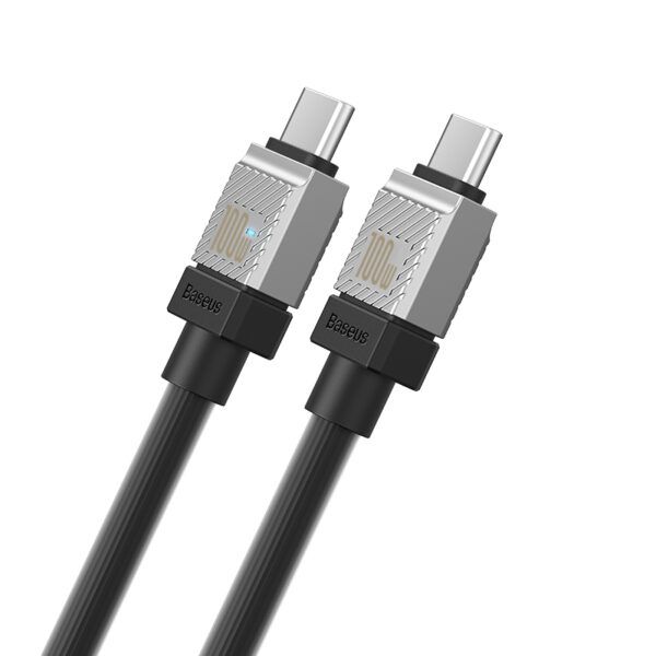 CABLU alimentare si date Baseus, Fast Charging Data Cable pt. smartphone, USB Type-C (T) la USB Type-C (T),  E-marker, 100W, 2m, negru, 