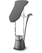Aparat de călcat vertical Philips GC628/80 all-in-one AiO Seria 8000, 2200W, Tehnologie de încălzire dublă, Placă încălzită OptimalTEMP, 6 bar, Boost de abur 90 g, Placă de calcat cu reglaj in mai multe unghiuri, 5 setări de abur + ECO, Andocare laterală_1