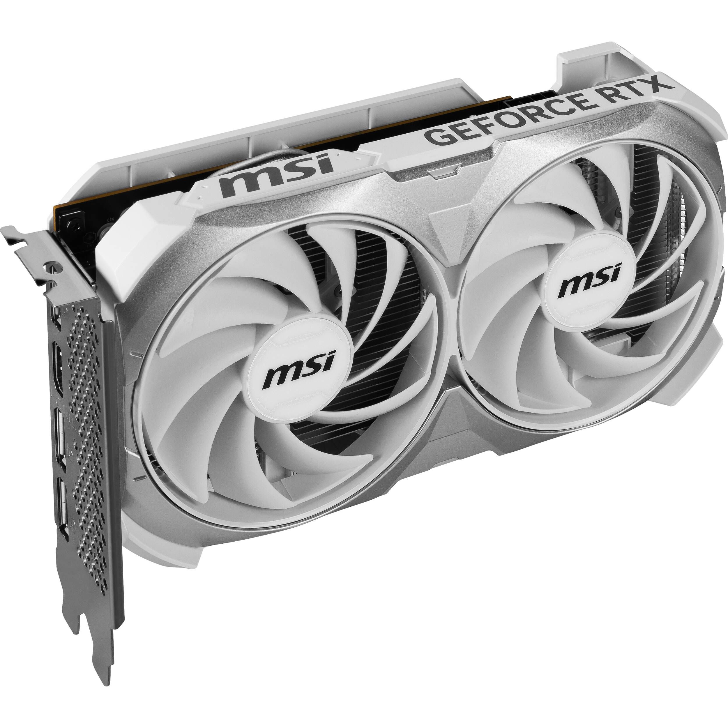 MSI GEFORCE RTX 4060 VENTUS 2X WHITE 8GB OC 1xHDMI 2.1 3xDP 1.4_3
