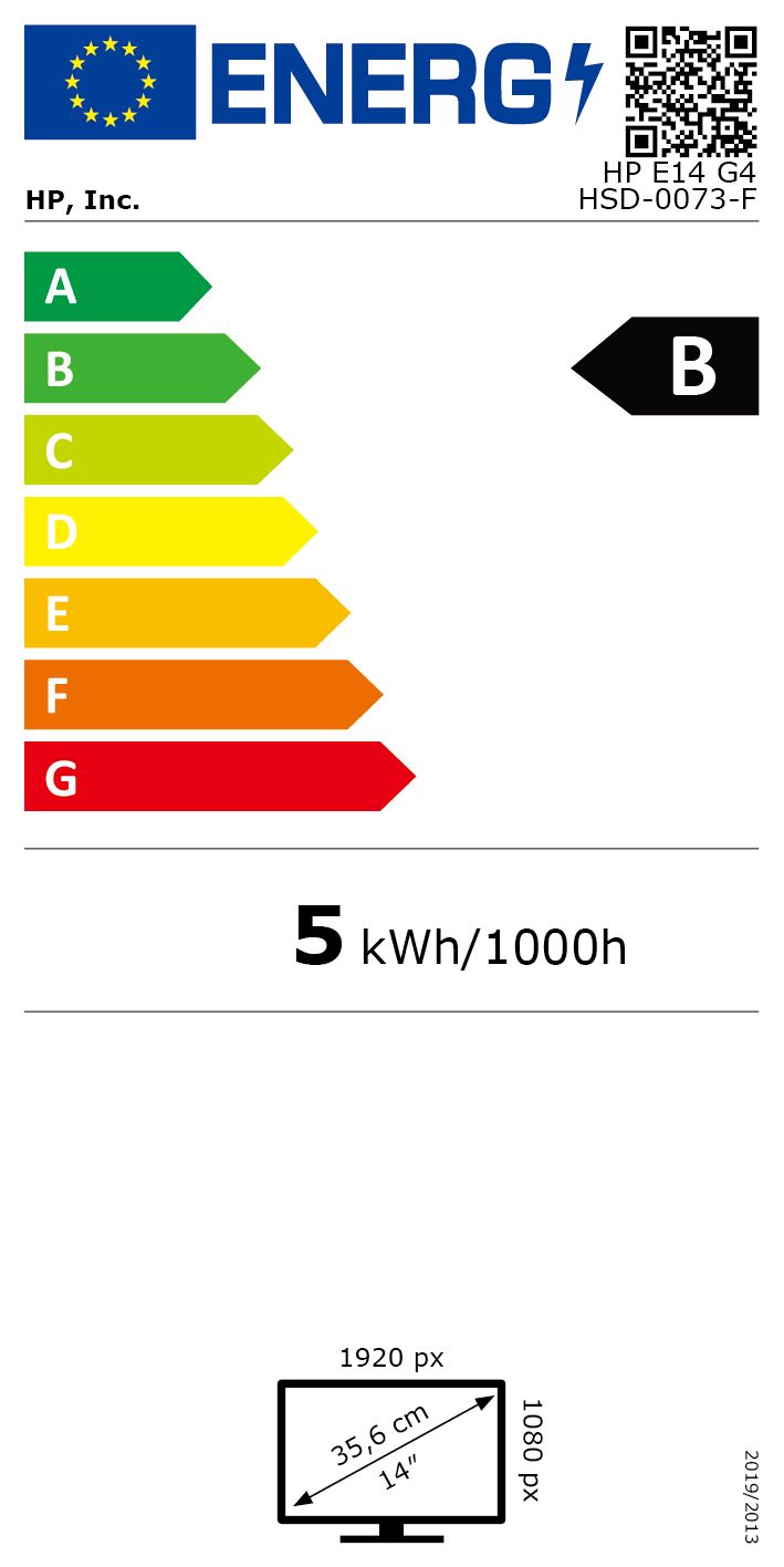 HP E-Series E14 G4 35.6 cm (14