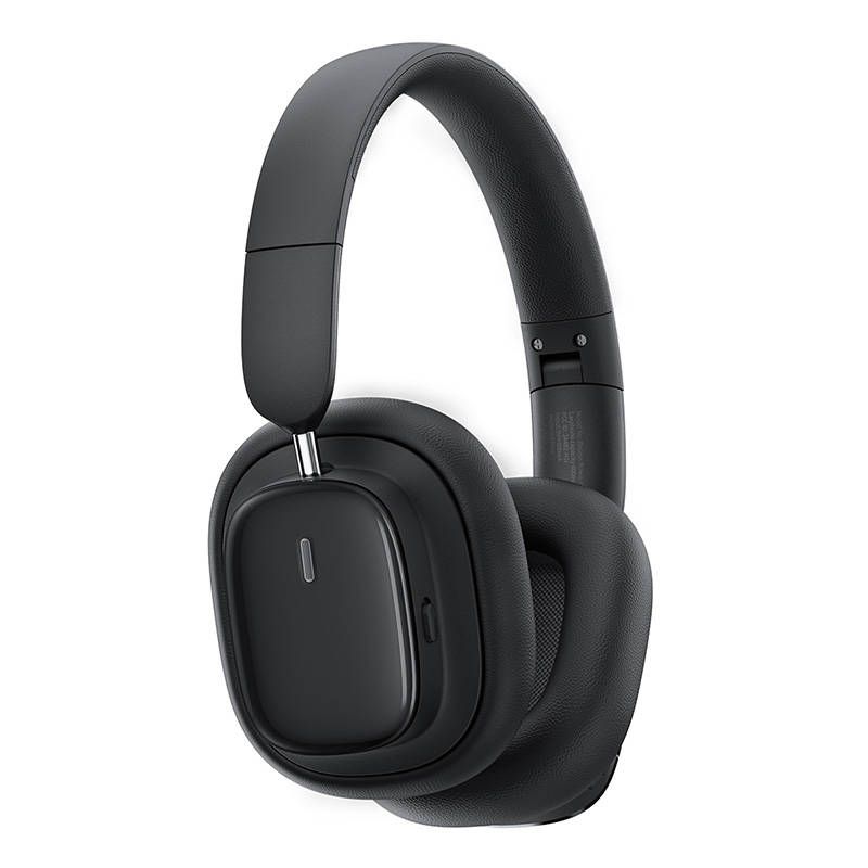 CASTI Baseus Bowie H1i, pt smartphone, wireless, bluetooth 5.3, microfon pe casca, noise cancelation, Hi-Res Sound, 100 ore viata baterie, negru 