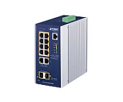 Planet IGS-4215-8UP2T2S IP30 Industrial L2/L4 8-Port 10/100/1000T 802.3bt PoE + 2-Port 10/100/1000T + 2-Port 100/1000X SFP Managed Switch_1