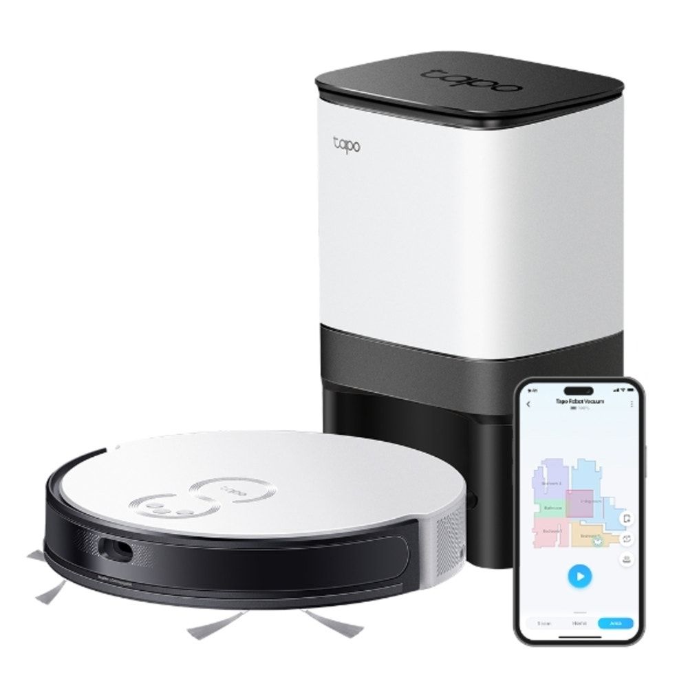 TP LINK Aspirator robot cu Mop și Navigare LiDAR TAPO RV20 MOP, Capacitate acumulator: 2600 mAh, Reincarcare si reluare, MagSlim LiDAR + Gyroscope, Harta virtuala, Inaltime de trecere: 20 mm, Putere aspiratie: 2700Pa, 4 niveluri, Capacitatea recipientului de colectare: 400ml, Filtru HEPA H11_2