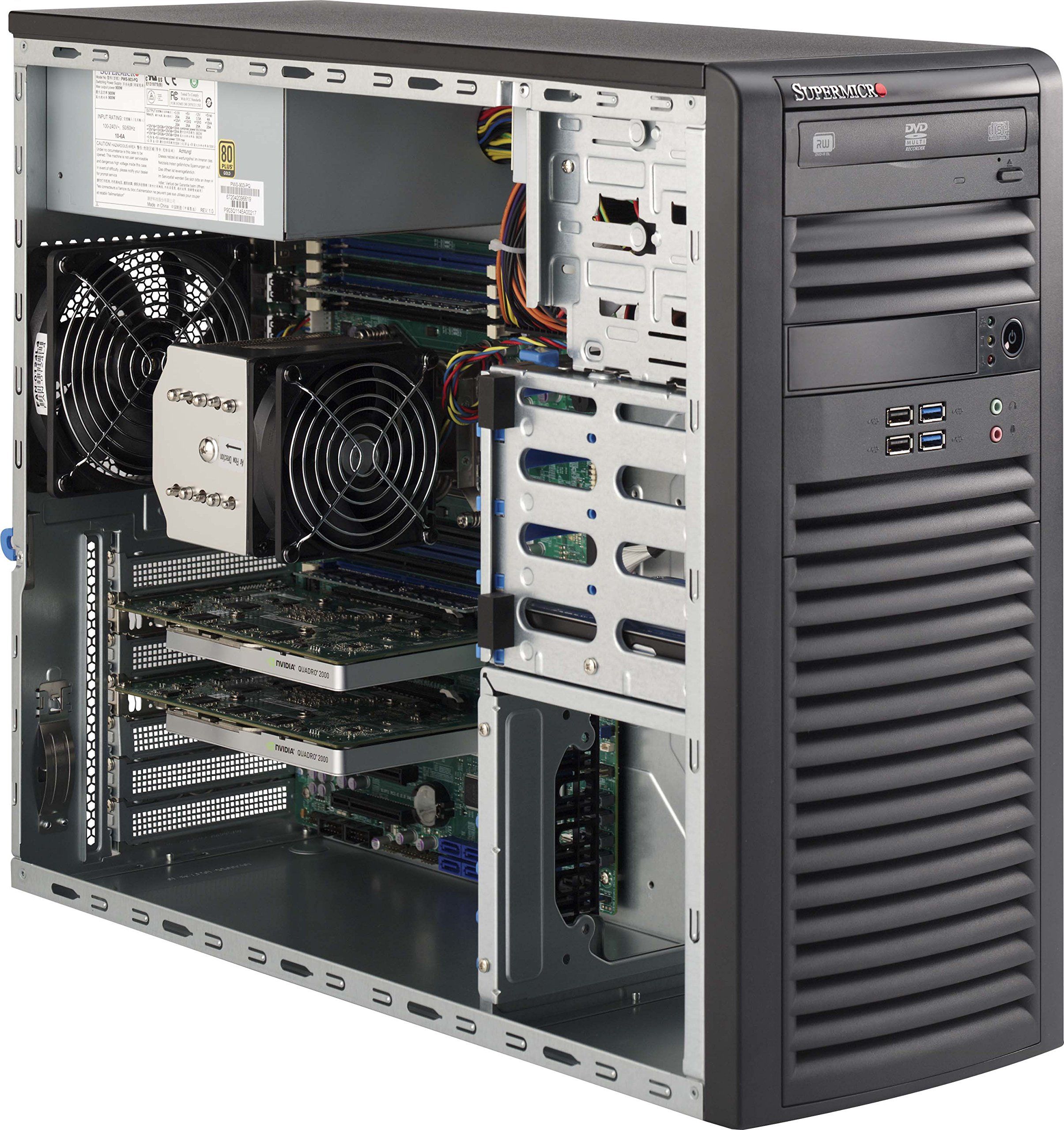 Supermicro SC732D4-903B Midi Tower Negru 900 W_2