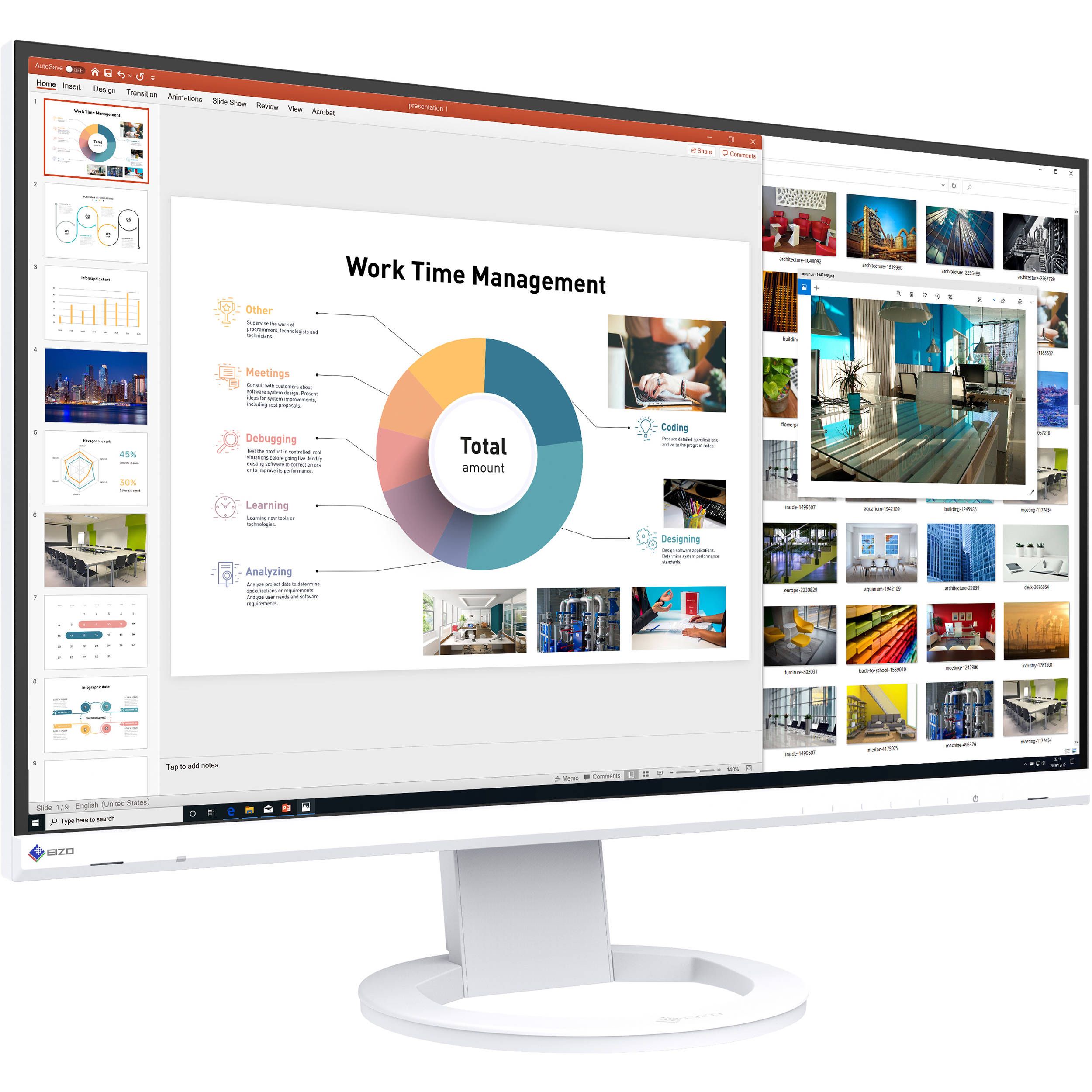 EIZO FlexScan EV2760-WT LED display 68,6 cm (27
