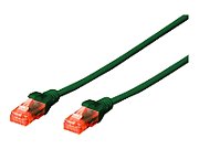 CAT 6 U-UTP patch cord, Cu, LSZH AWG 26/7, length 0.25 m, color green_1