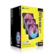 Ventilatoare Carcasa CORSAIR iCUE LINK RX120 3x120mm RGB NEGRU, viteza 0.400-2100 RPM +/- 10%, Airflow: 10.5-74.2 CFM, Presiune Statica: 0.12-4.38 mm-H2O, Nivel de zgomot: 10-36dBA, Prindere magnetica, Lungime cablu 135mm, 600mm_12