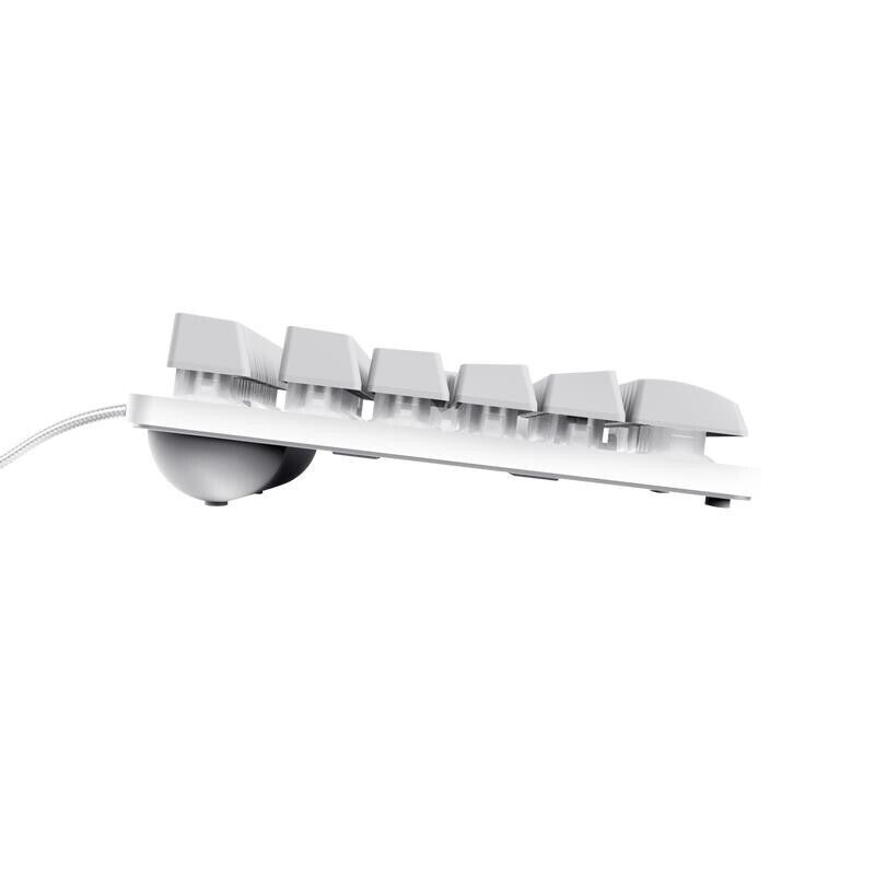 Tastatura Trust cu fir GXT833W Thado, numar butoane 87, interfata USB 2.0, conector USB-A male, compatibila cu PS4, Xbox One, Nintendo Switch, PS5, alb_4