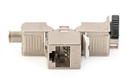Cat. 6A keystone module, shielded with intelligent cable manager_1
