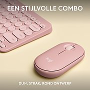 LOGITECH Pebble 2 Combo - TONAL ROSE - (US) INTL - 2.4GHZ/BT - N/A - INTNL-973 - UNIVERSAL_2