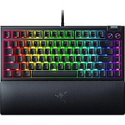 Tastatura mecanica gaming BlackWidow V4 75%, taste ABS, layout Intls. US (ISO),iluminare RGB, cu 6 butoane customizabile, suport pentru incheietura magnetic, negru_1