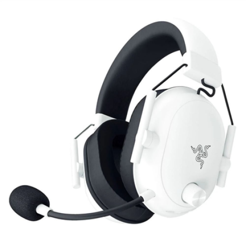 Casti Razer Blackshark V2  HyperSpeed cu fir, frecventa 12 Hz – 28 kHz, sensibilitate 100 dB, izolare fonica pasiva, frecventa de raspuns microfon: 100 Hz – 10 kHz, autonomie baterie pana la 70 ore, interfata jack 3.5 mm, alb_2