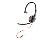 Poly Blackwire 3215 Monaural USB-C Headset +3.5mm Plug +USB-C/A Adapter_1