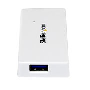 WHITE 4 PORT MINI USB 3.0 HUB/._5