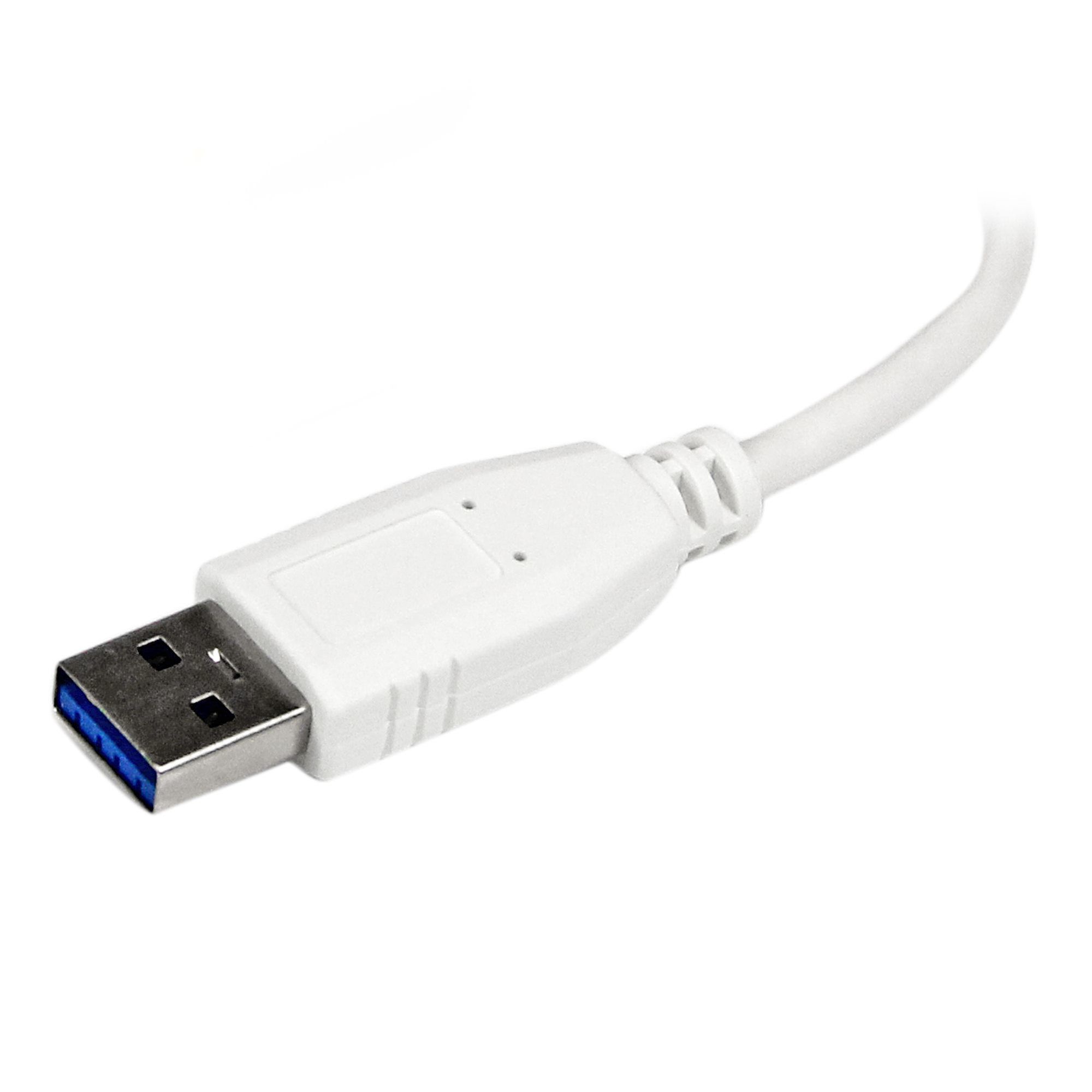 WHITE 4 PORT MINI USB 3.0 HUB/._6
