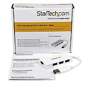 WHITE 4 PORT MINI USB 3.0 HUB/._7