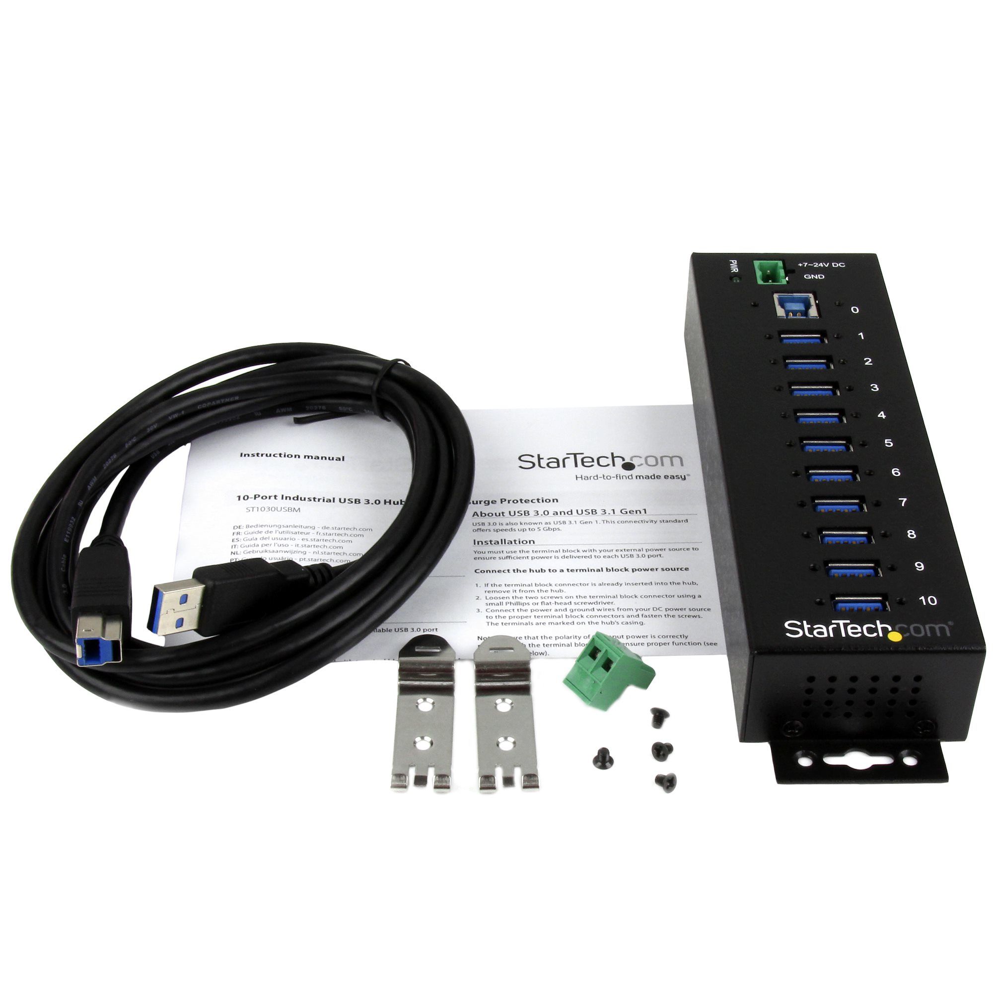 10 PORT INDUSTRIAL USB 3.0 HUB/._5