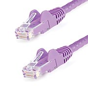0.5M PURPLE CAT6 PATCH CABLE/SNAGLESS ETHERNET CABLE - UTP_1