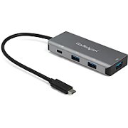 4-PORT USB-C HUB WITH PD/10GBPS - 3X USB-A/1X USB-C_1