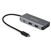 4-PORT USB-C HUB WITH PD/10GBPS - 3X USB-A/1X USB-C_2