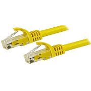 7.5 M CAT6 CABLE - YELLOW/SNAGLESS - 24 AWG COPPER WIRE_1