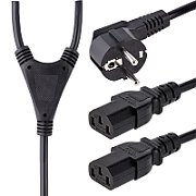 2M SCHUKO CEE7 TO 2X C13 CORD/._1