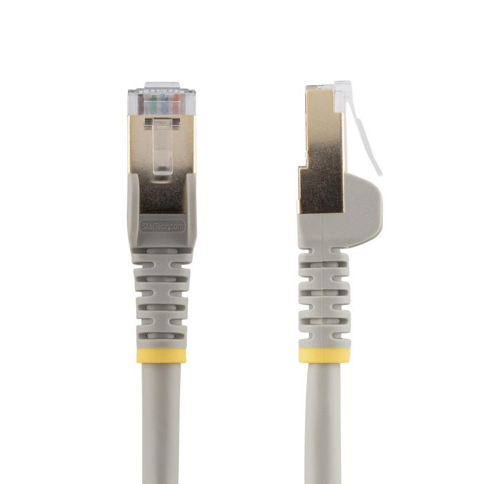 7M CAT6A ETHERNET CABLE GREY/GREY - SHIELDED COPPER WIRE_2
