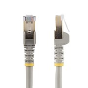 7M CAT6A ETHERNET CABLE GREY/GREY - SHIELDED COPPER WIRE_2
